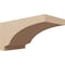 Ekena Millwork 7"W x 14"D x 7"H Wide Moab Rough Cedar Woodgrain TimberThane Corbel, Primed Tan CORUR07X14X07MOARCPR - alternate 1